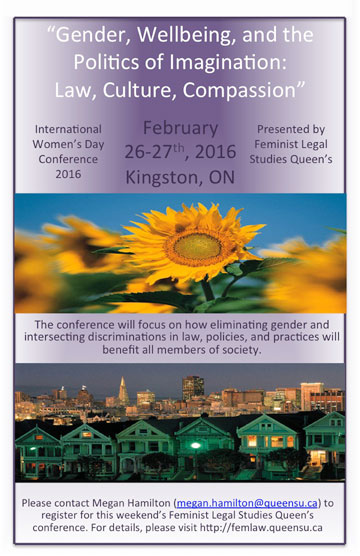 Gender, Wellbeing, and the Politics of Imagination: Law, Culture, Compassion